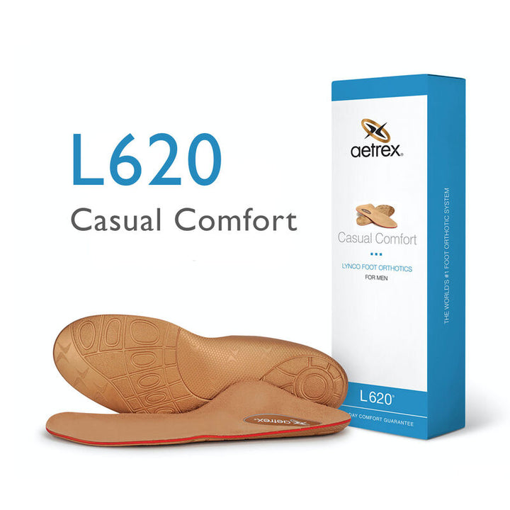 L620 Plantillas "Confort" para hombre para pies planos