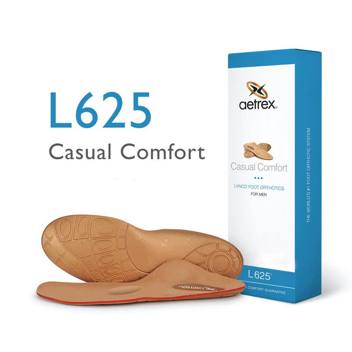 L625 Plantillas para hombres para pies planos con soporte metatarsal