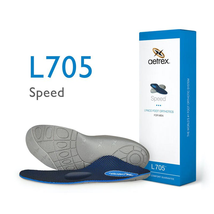 L705 Plantillas Speed Running para hombre con soporte metatarsal