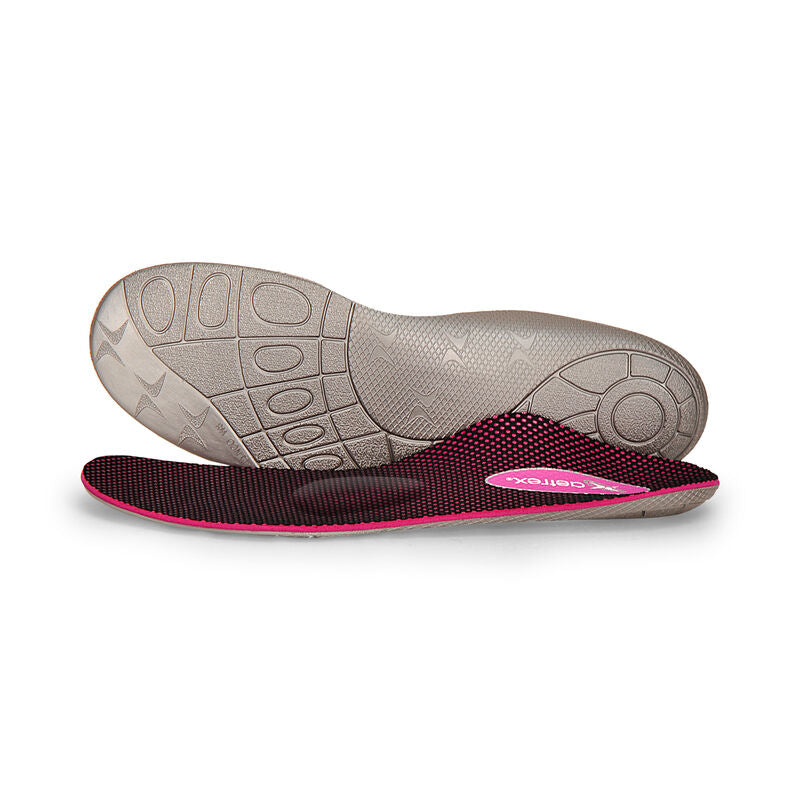 L705 Plantillas Speed Running para mujer con soporte metatarsal