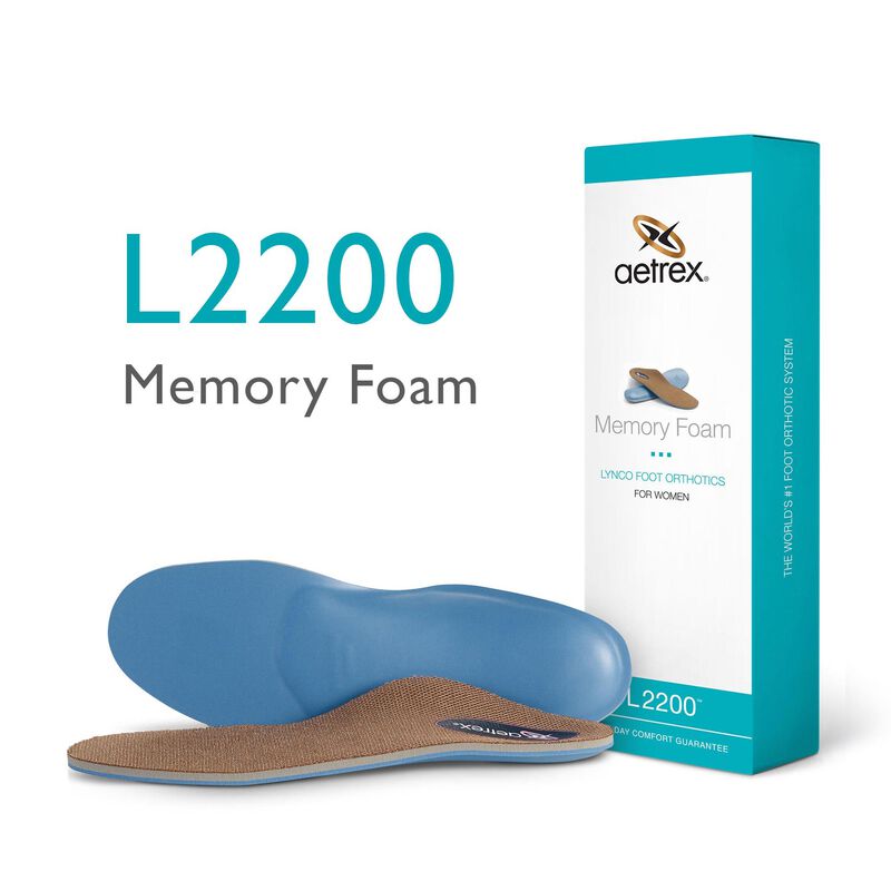 L2200 Plantillas "Memory Foam" para mujer - Plantillas para uso diario