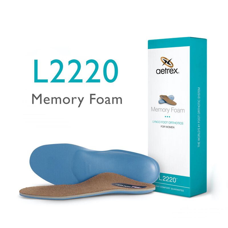 L2220 Plantillas "Memory Foam" para mujer - Plantillas para uso diario