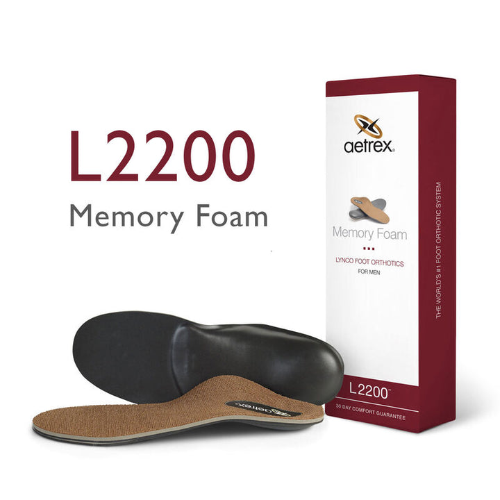 L2200 Plantillas "Memory Foam" para hombre - Plantillas para uso diario