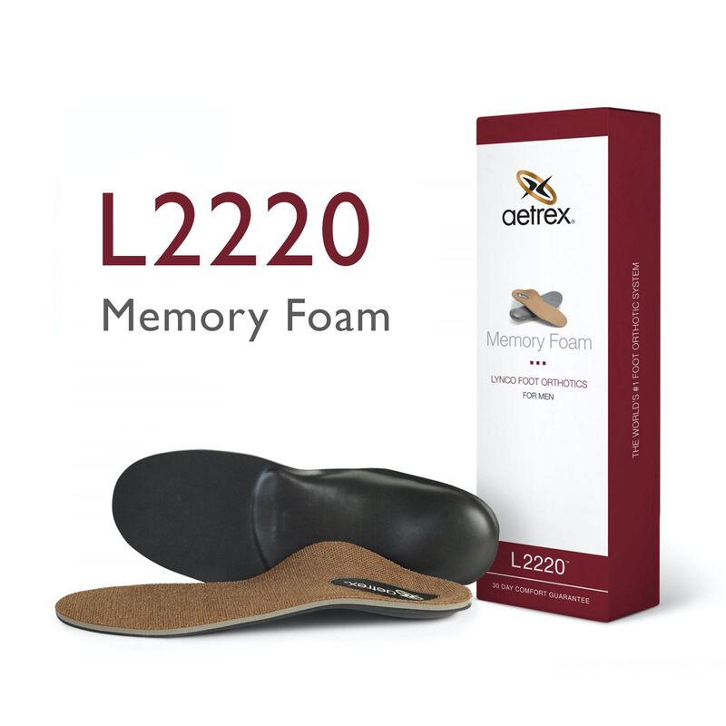 L2220 Plantillas "Memory Foam" para hombre - Plantillas para uso diario