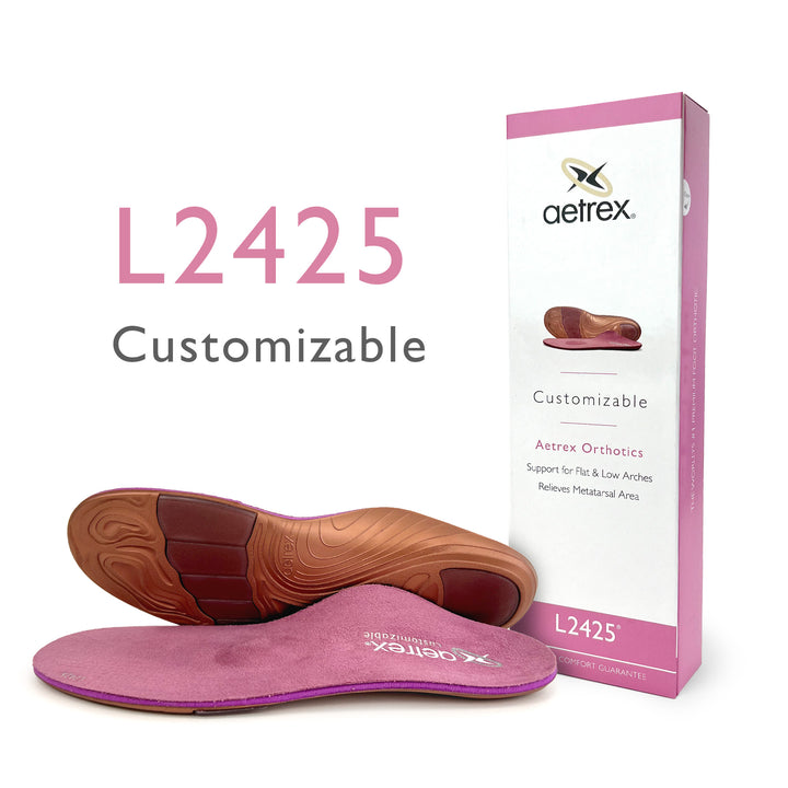 L2425 Plantilla personalizada para mujer con soporte metatarsal